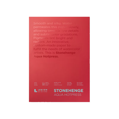 Stonehenge Aqua Watercolour Paper Blocks - Hot Press