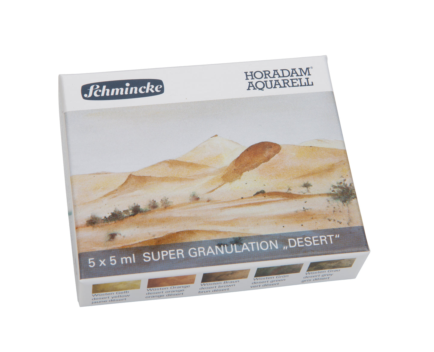Schmincke HORADAM AQUARELL Aquarelle Supergranulation Désert Coffret de 5 x 5 ml Maintenant ou Jamais