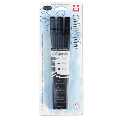 Sakura Pigma Calligrapher Pen Set of 3