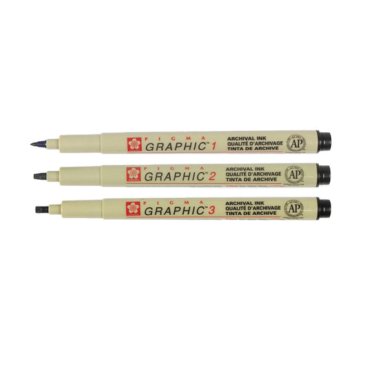 Sakura Pigma Graphic Pens - Black