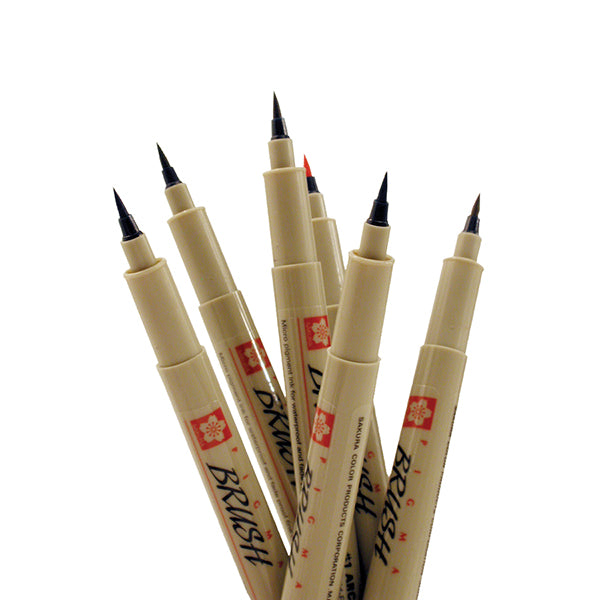 Sakura Pigma Brush Pen  Ken Bromley Art Supplies