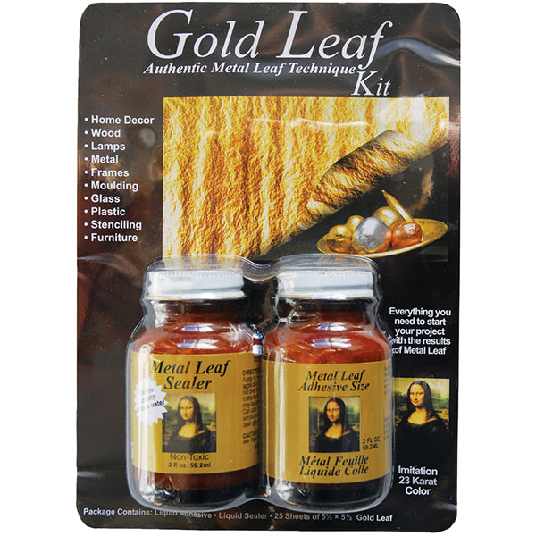 Mona Lisa Metal Leaf Starter Kit Gold