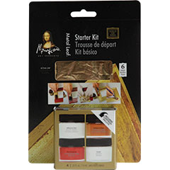 Speedball Mona Lisa Composition Gold Leaf Kit, Includes 25-Sheets, Adhesive  and Sealer for Metal Gilding Crafts
