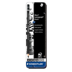 STAEDTLER Lumograph Black Pencil Set of 6