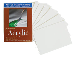 Strathmore 300 Series Artist Trading Cards, Smooth Surface Bristol, 2.5 x 3.5 - 20 count