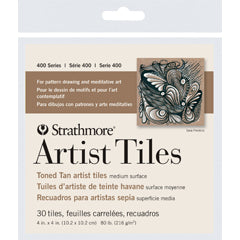 Strathmore Artist tiles, 6in x 6in, Watercolor, Size: 6x6 in