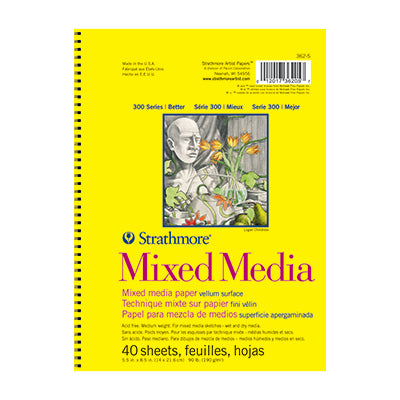 Vision Mixed Media Sketchbook - Strathmore – Mona Lisa Artists' Materials
