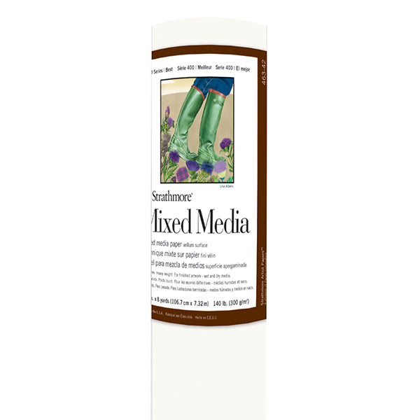 Strathmore 400 Series Mixed Medium 300gsm Vellum Roll 42" x 8yd
