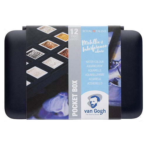 Van Gogh Pocket Box 12 Tube Set Specialty (Metallics / Interference)