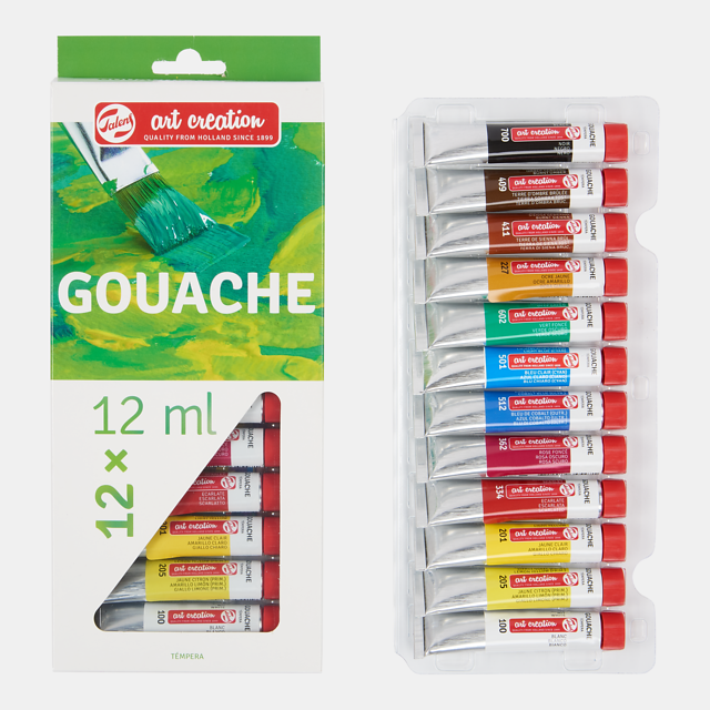 Talens Art Creation Set d'initiation à la gouache avec 24 couleurs (tubes de 12 ml) | Peinture pour adulte Talens Art Creation Set d'initiation à la gouache avec 24 couleurs (tubes de 12 ml) | Peinture pour adulte