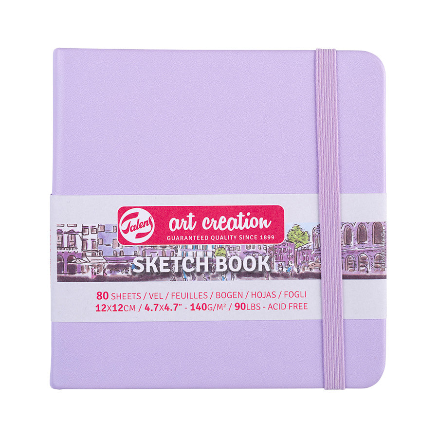 Talens Art Creation Sketchbook 80 Sheets, 21 cm x 30 cm, Pastel Violet