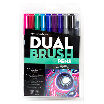 Dual Brush & Fine Pen Markers 10 Set, Muted Colors Tombow Dual Brush Pen  Art Markers Pro Art, Drawing, Coloring Set 