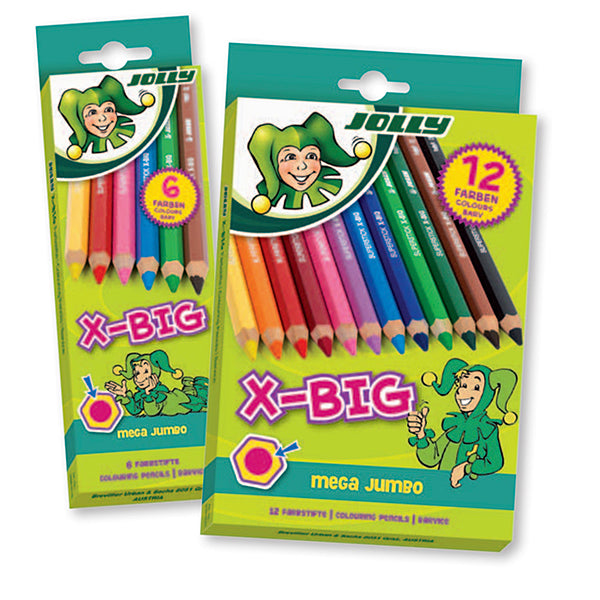 Crayon Supersticks Rainbow, JOLLY - cool colouring pencils for kids!