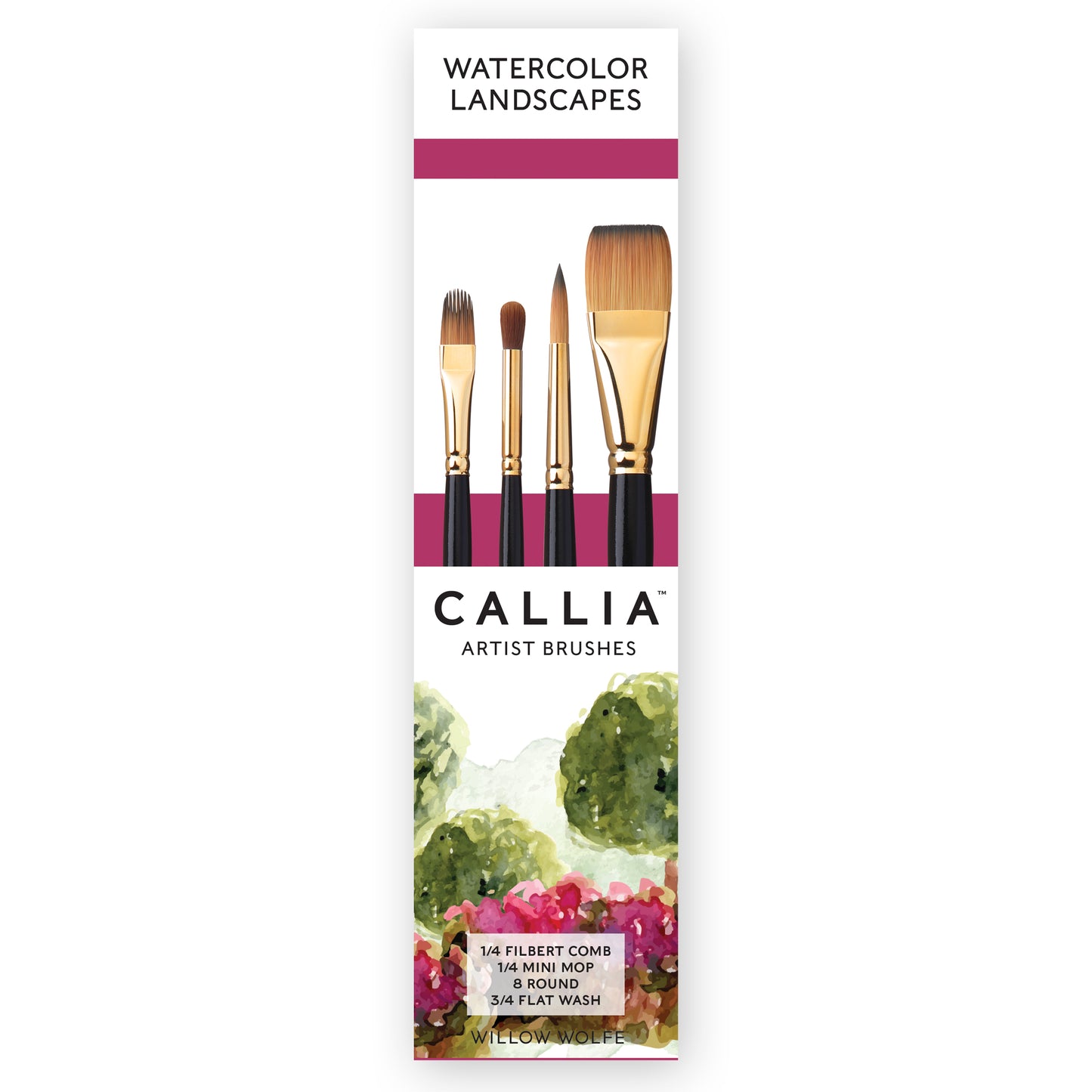 Willow Wolfe Callia Watercolour Landscapes Set