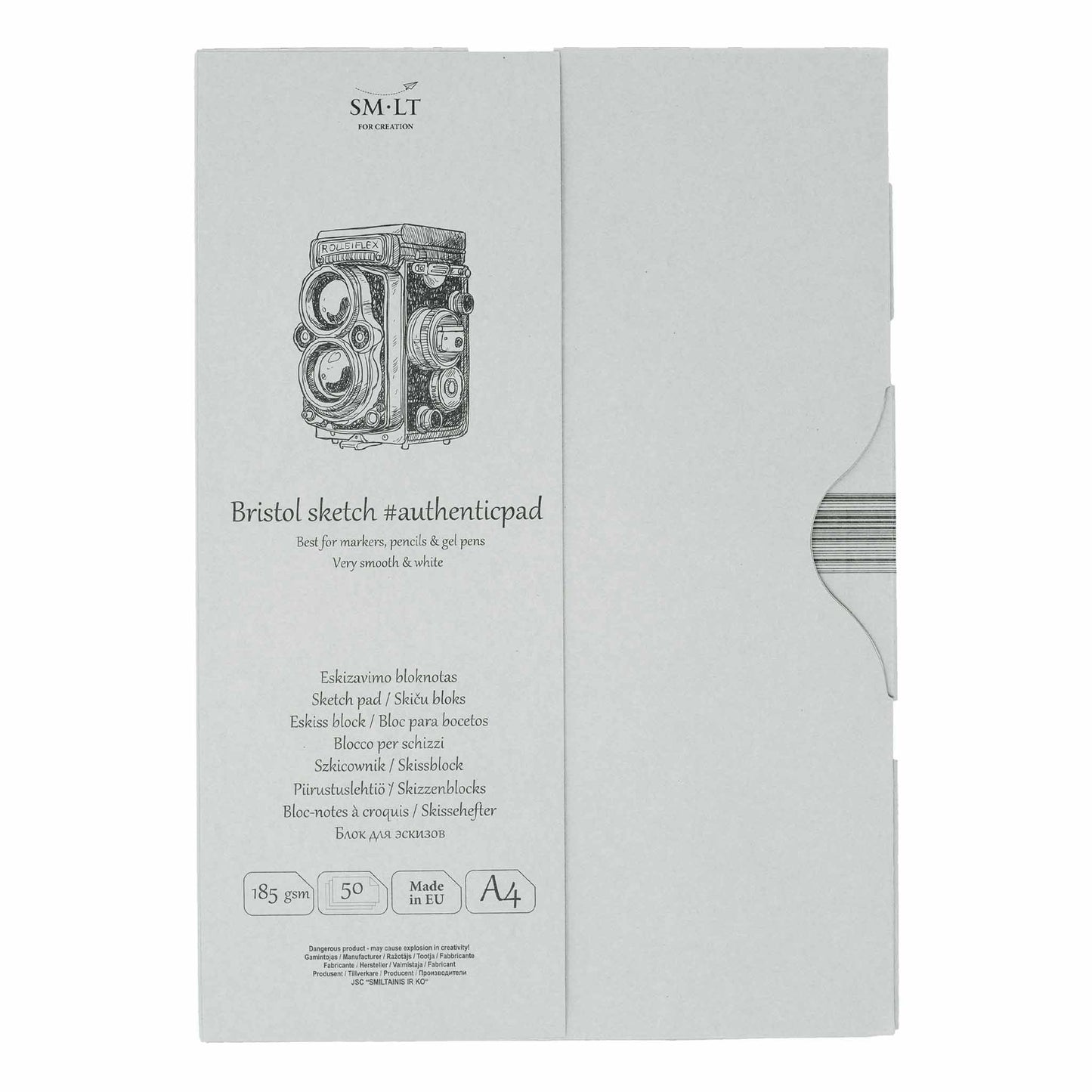 SM•LT #authenticpad in Folder – Bristol Sketch – A4