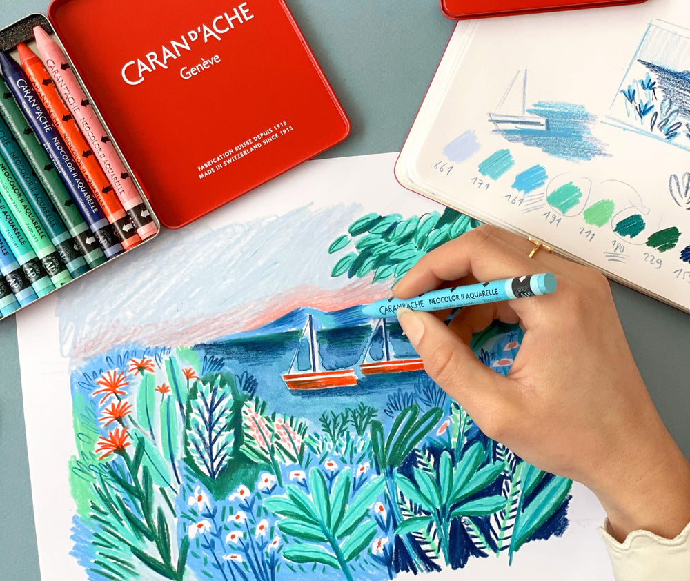 Learn to Draw Like Beya Rebai with Neocolor II – Opus Art Supplies