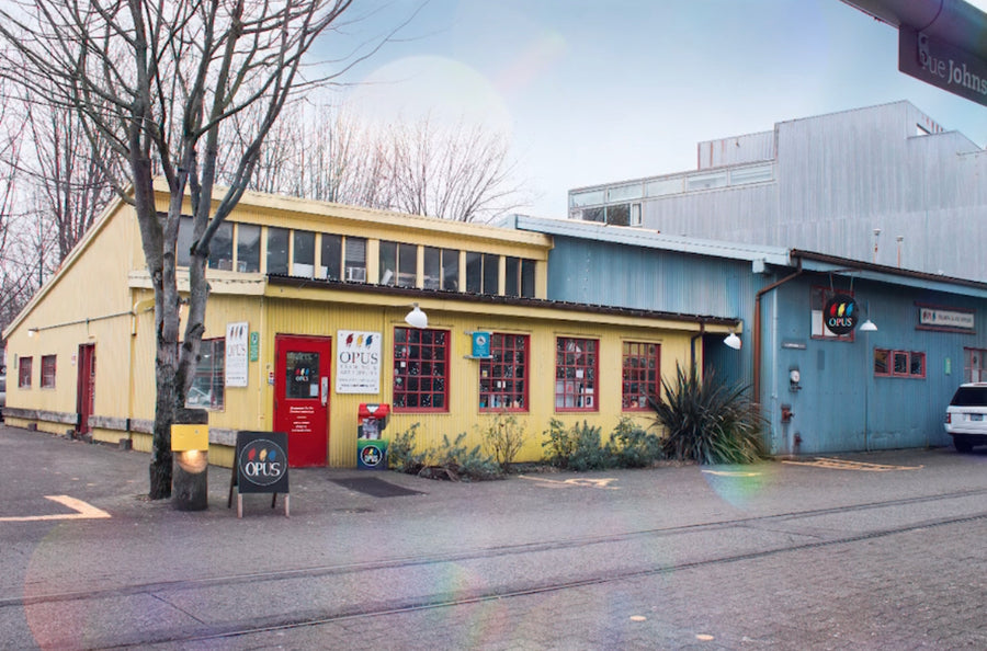 Photograph of Opus Granville Island during the holiday season.