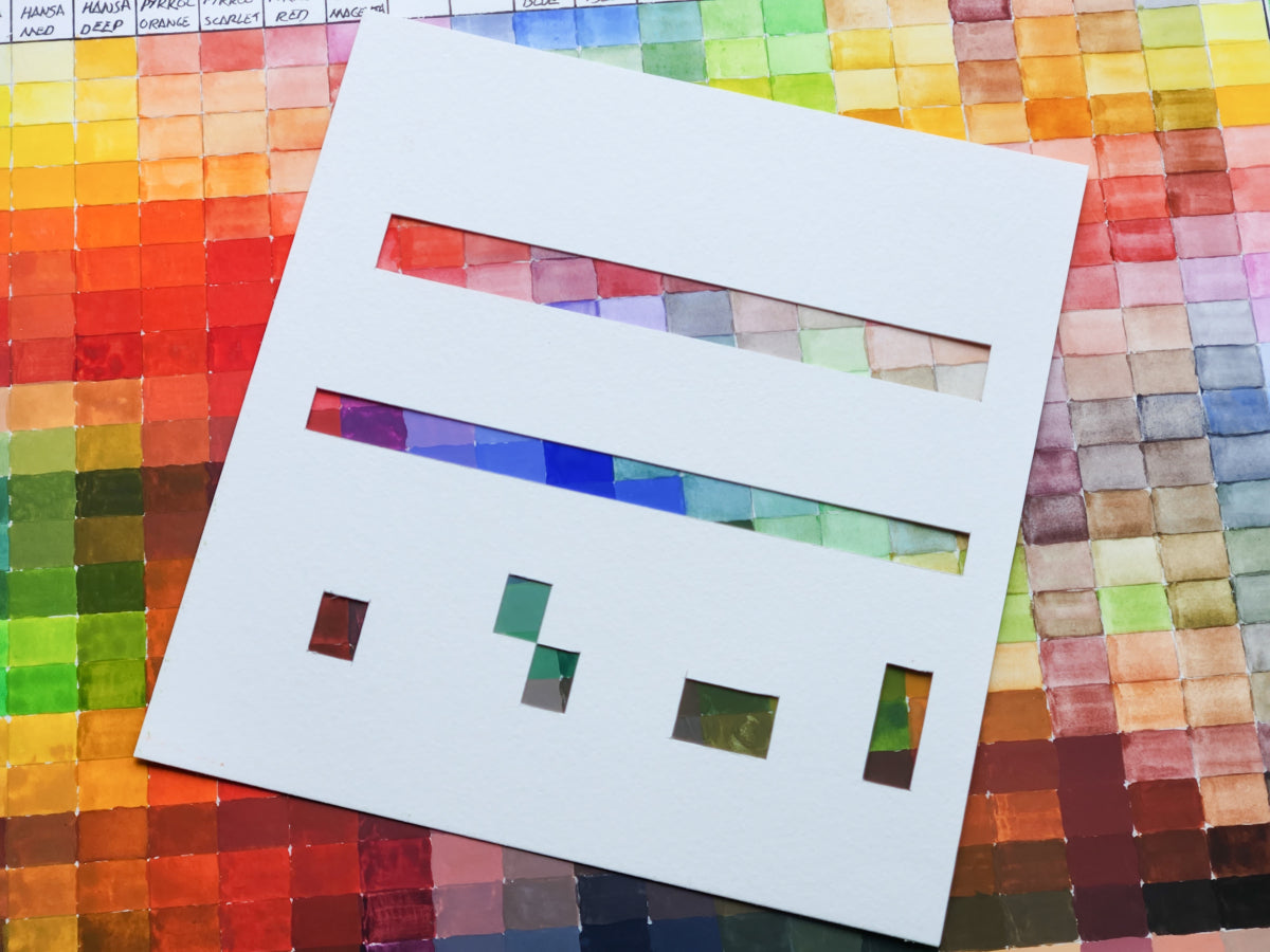 Daniel Smith Gouache Mixing Chart