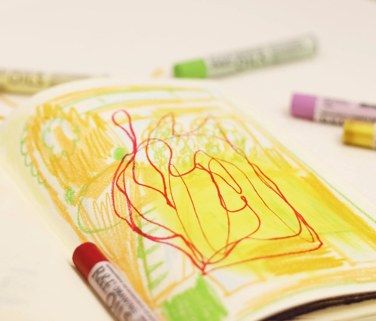 Drawing Oils Used on Papers