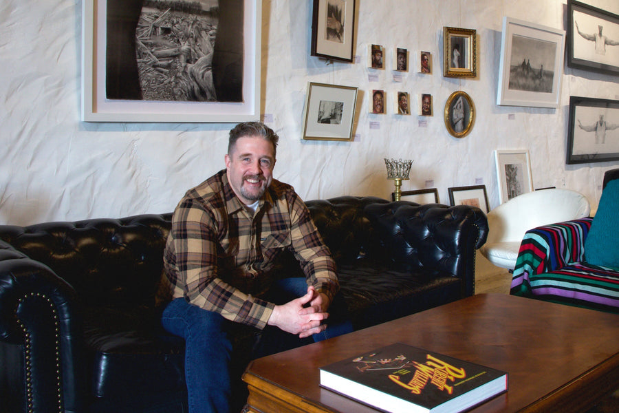 Jeremiah Birnbaum at his studio.