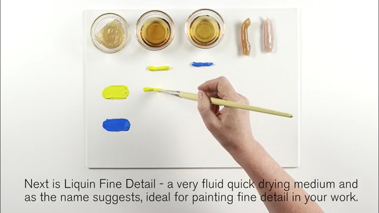 How to use Liquin Mediums