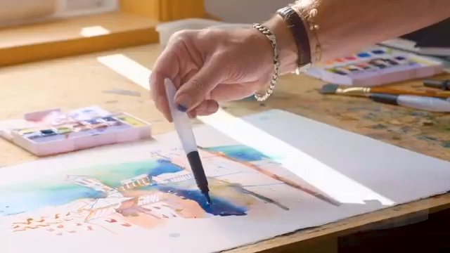 Derwent Inktense with Artist Ian Fennelly