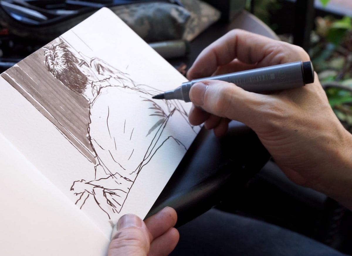 Urban Sketching Image by artist Don Colley