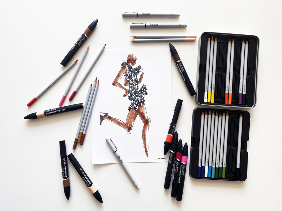 Give yourself permission to play: how to combine Winsor & Newton graphic art range