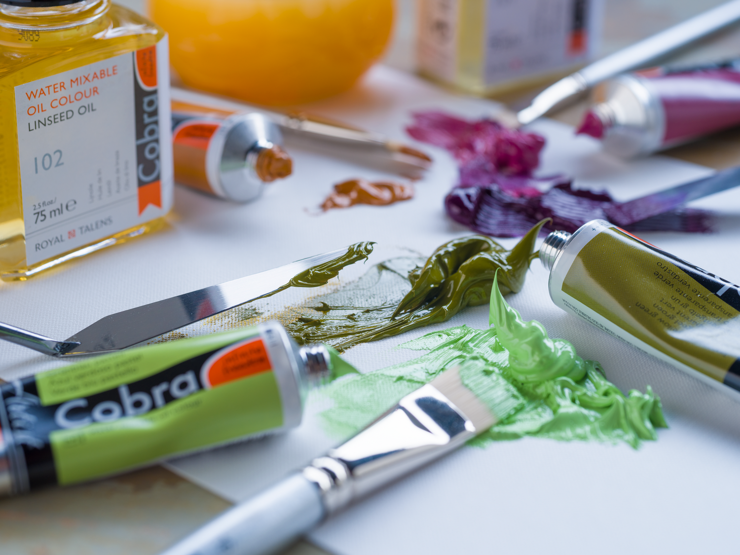 Cobra Professional Water Mixable Oil Colours - Sets