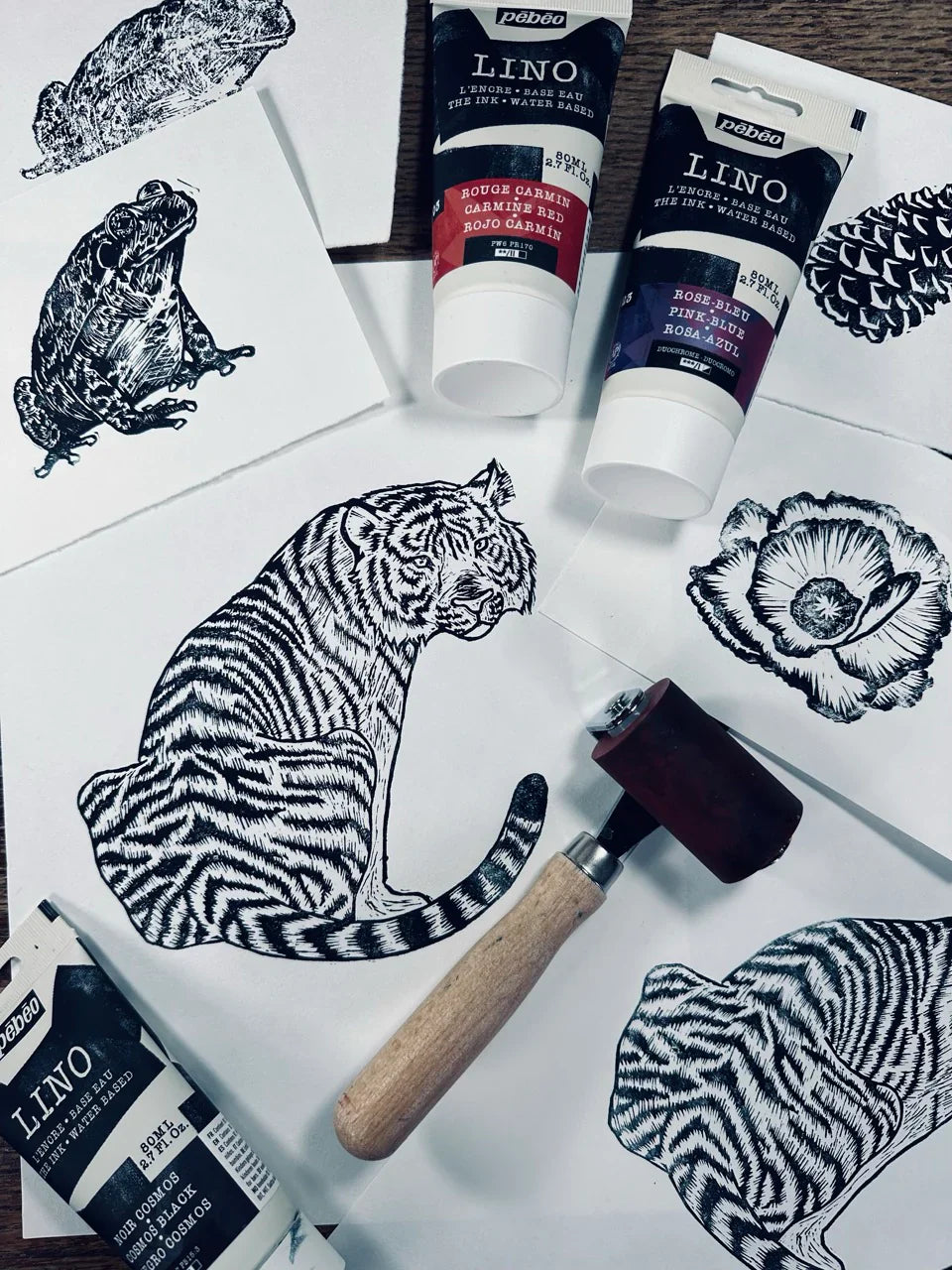 Print Without a Press: Discover Pébéo’s New LINO with Max Black