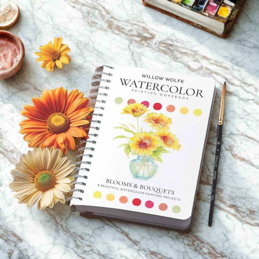 Willow Wolfe Workbooks - Learn To Paint