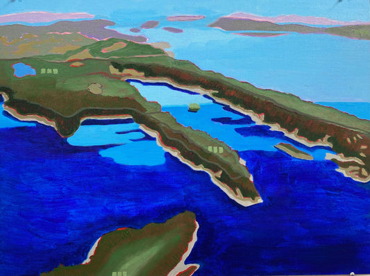 Landscape Painting with Acrylics by Kate Brooks Heinimann