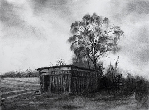 Landscape Drawing with Charcoal with Chantal New