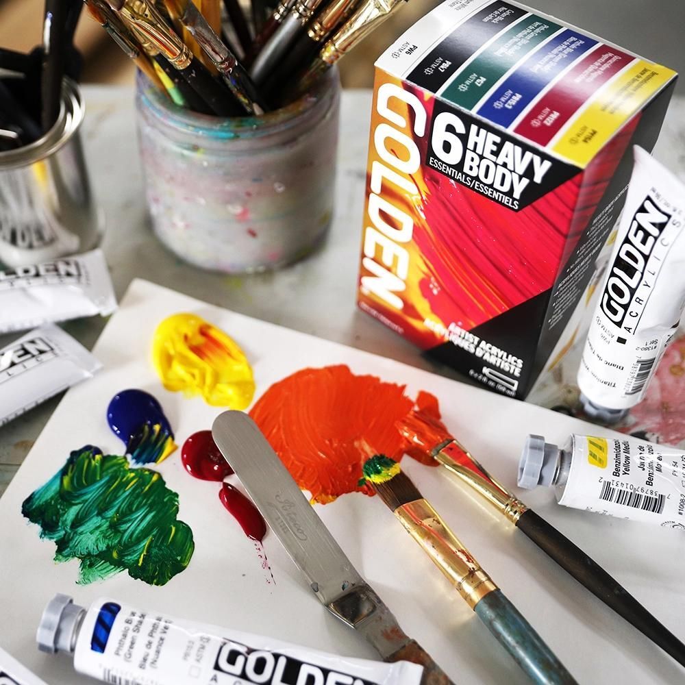 GOLDEN Heavy Body Acrylics - Sets