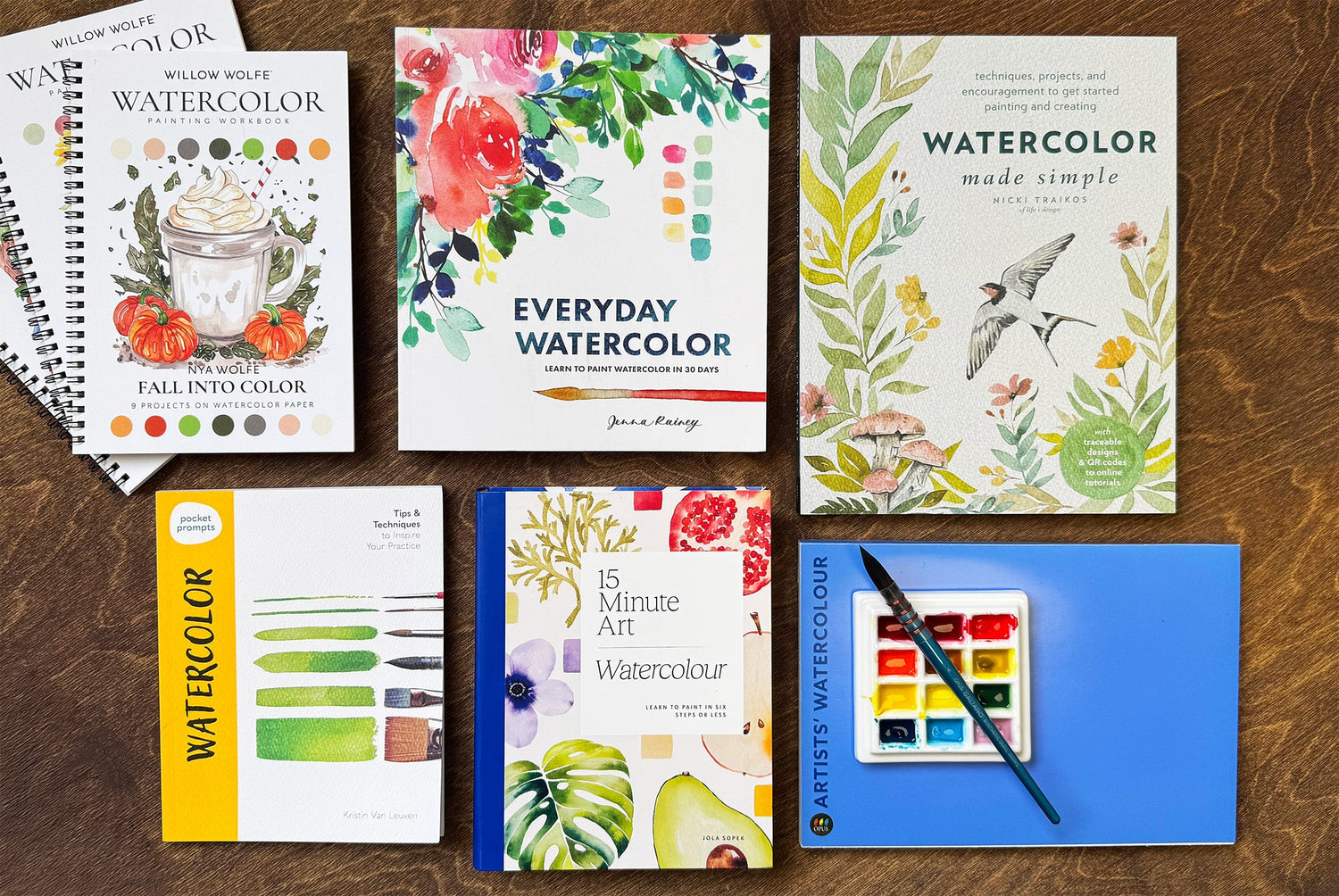 Watercolour Books & Watercolour Workbooks