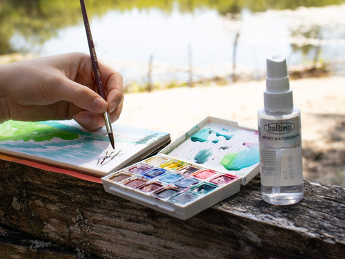 Watercolour Painting Outdoors