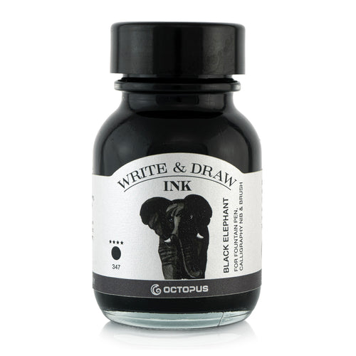 Octopus Write and Draw Ink Black Elephant 50ml
