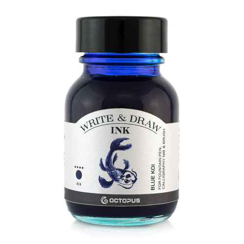 Octopus Write and Draw Ink Blue Koi 50ml