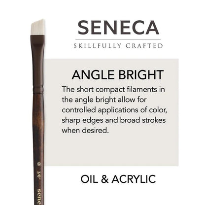 Willow Wolfe Seneca Oil & Acrylic Brushes - Angle Shader