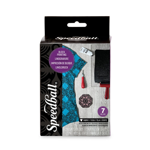 Speedball Fabric Block Printing Starter Kit - 7 Piece