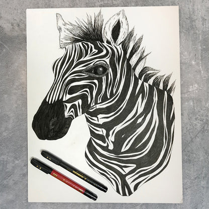 Zebra Zensations Brush Pens Set of 6