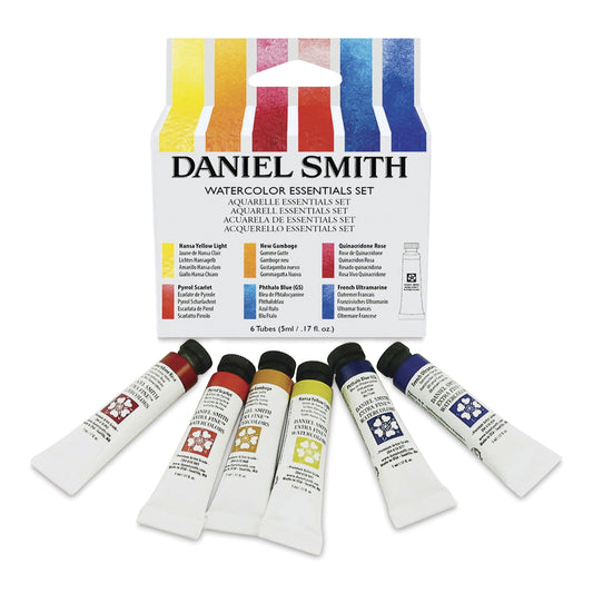 Daniel Smith Extra Fine Watercolors 5ml Essentials Set of 6