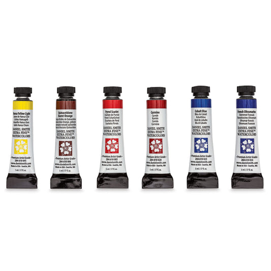 Daniel Smith Stella Canfield's Master Artist Set I colors laid out