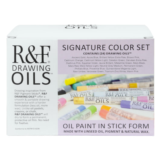R&F Drawing Oil Signature Color Set of 24