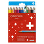 Swisscolor Watercolour Pencil Set of 18 - Cardboard Box