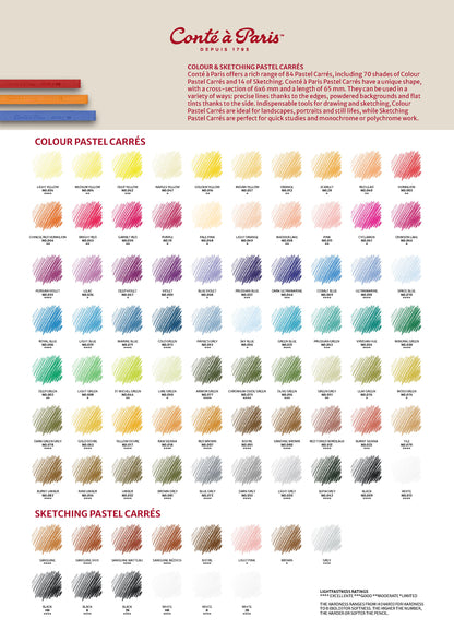 Conté à Paris Sketching Pastel Carrés