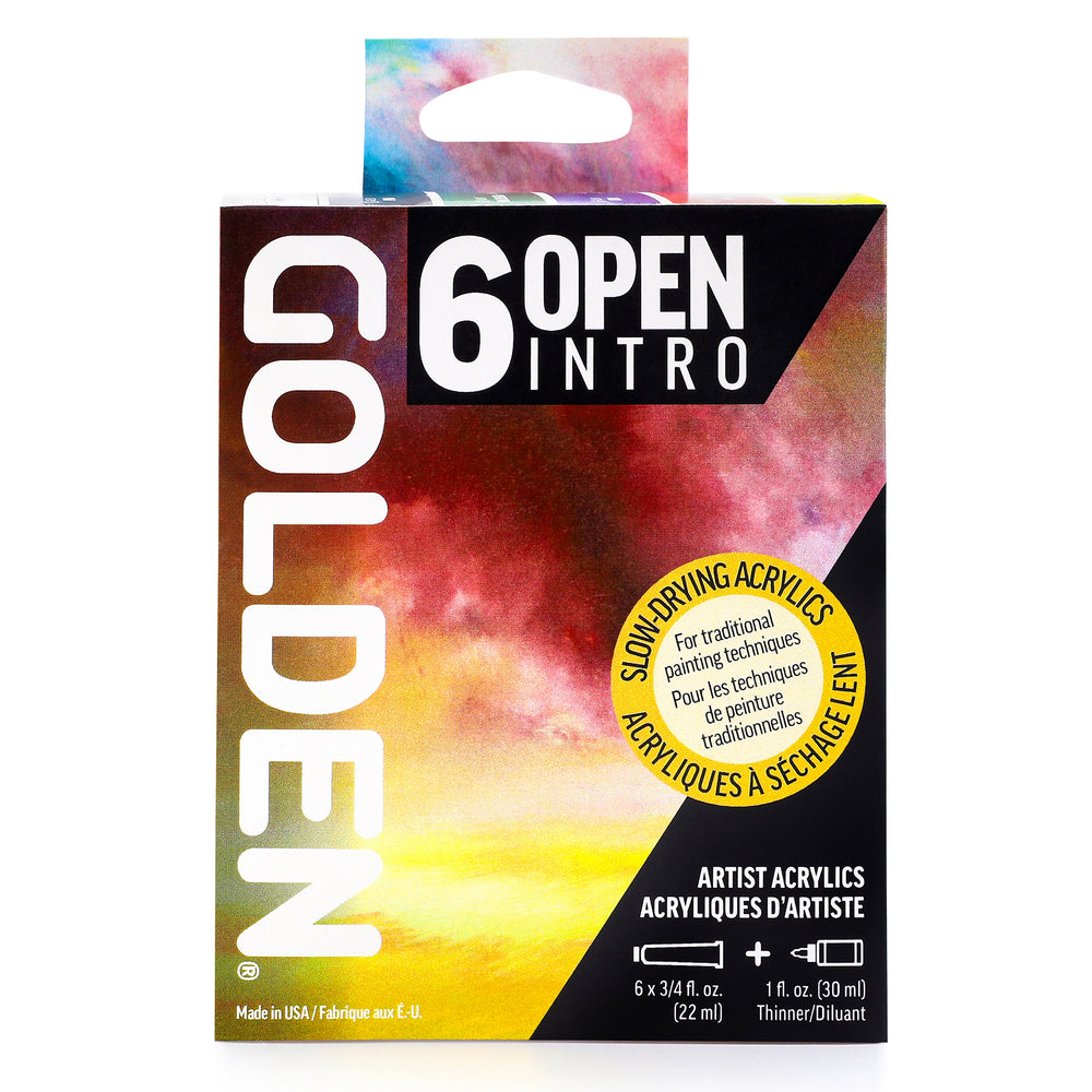 GOLDEN OPEN Acrylics Intro Set – Opus Art Supplies