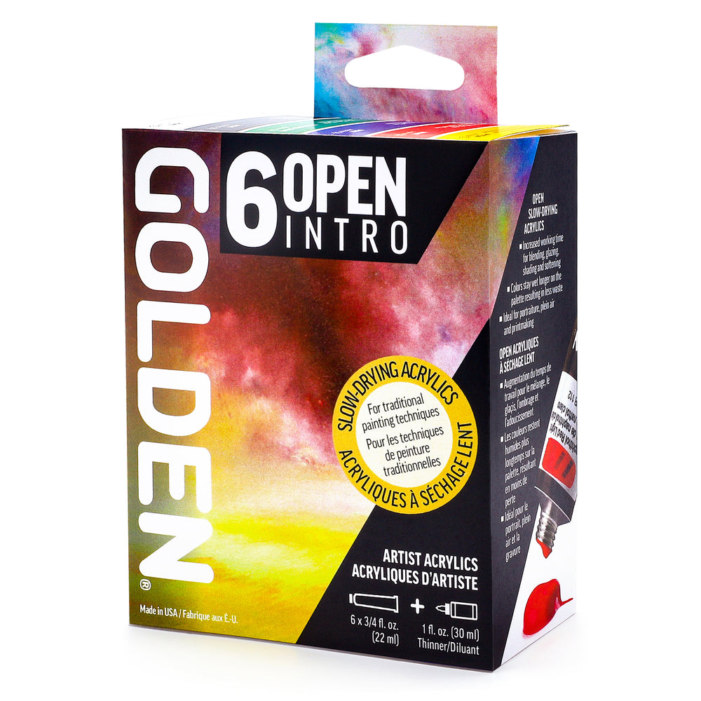 GOLDEN OPEN Acrylics Intro Set – Opus Art Supplies