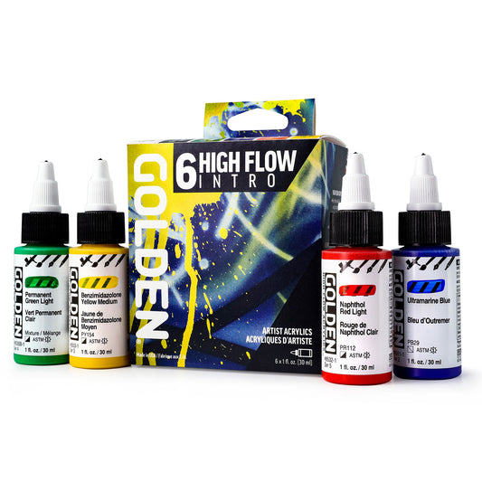 GOLDEN High Flow Acrylics Intro Set