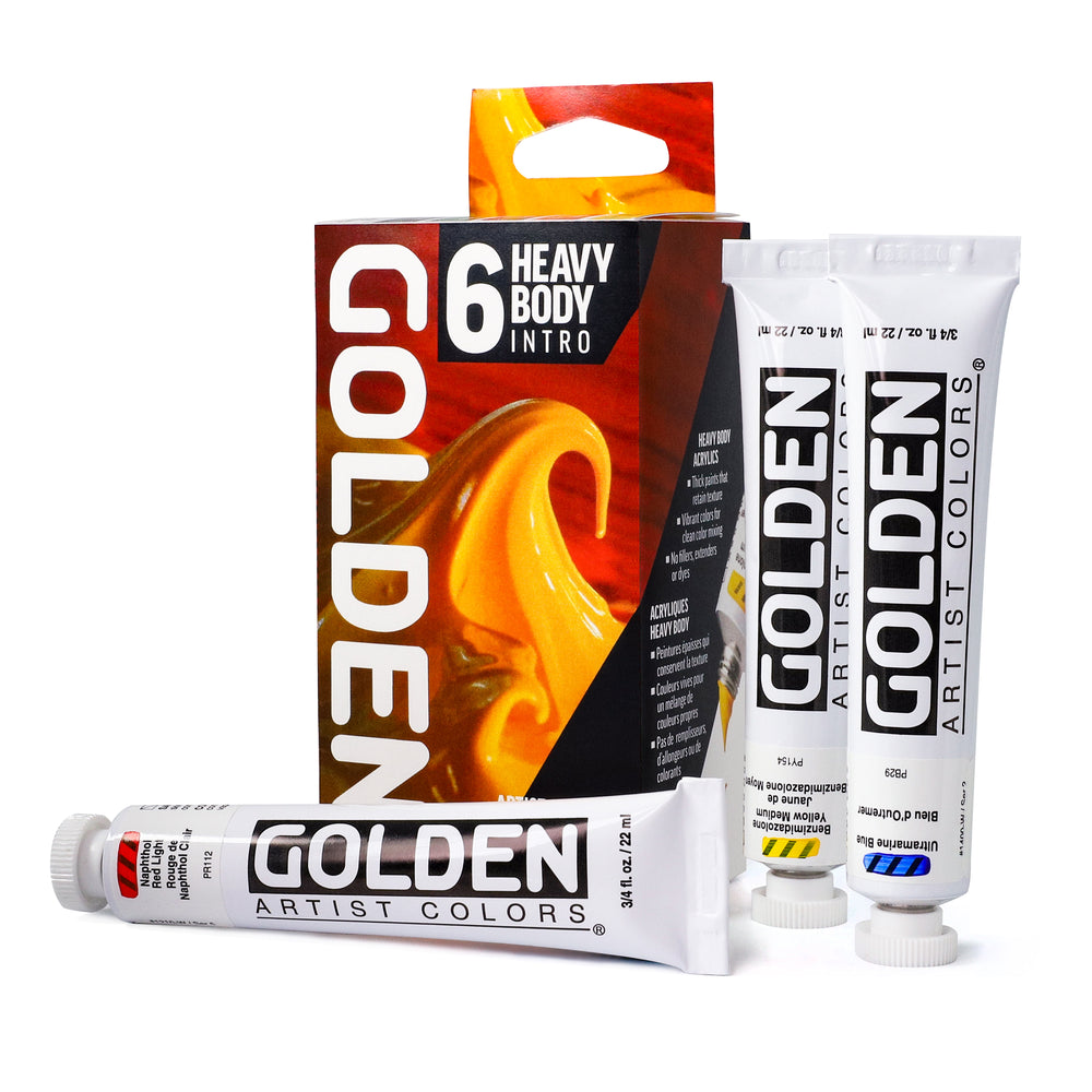 GOLDEN Heavy Body Acrylics Intro Set